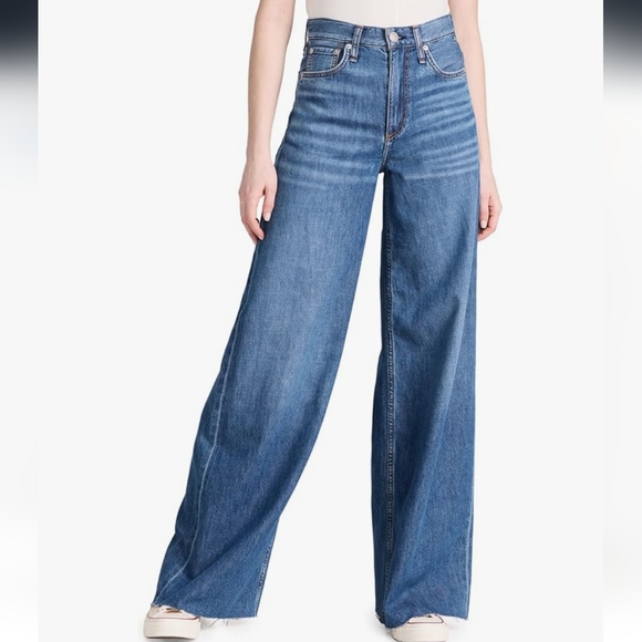 rag & bone Denim - Rag & Bone Featherweight Sofie Pants Distressed Hem NEW WITH TAGS